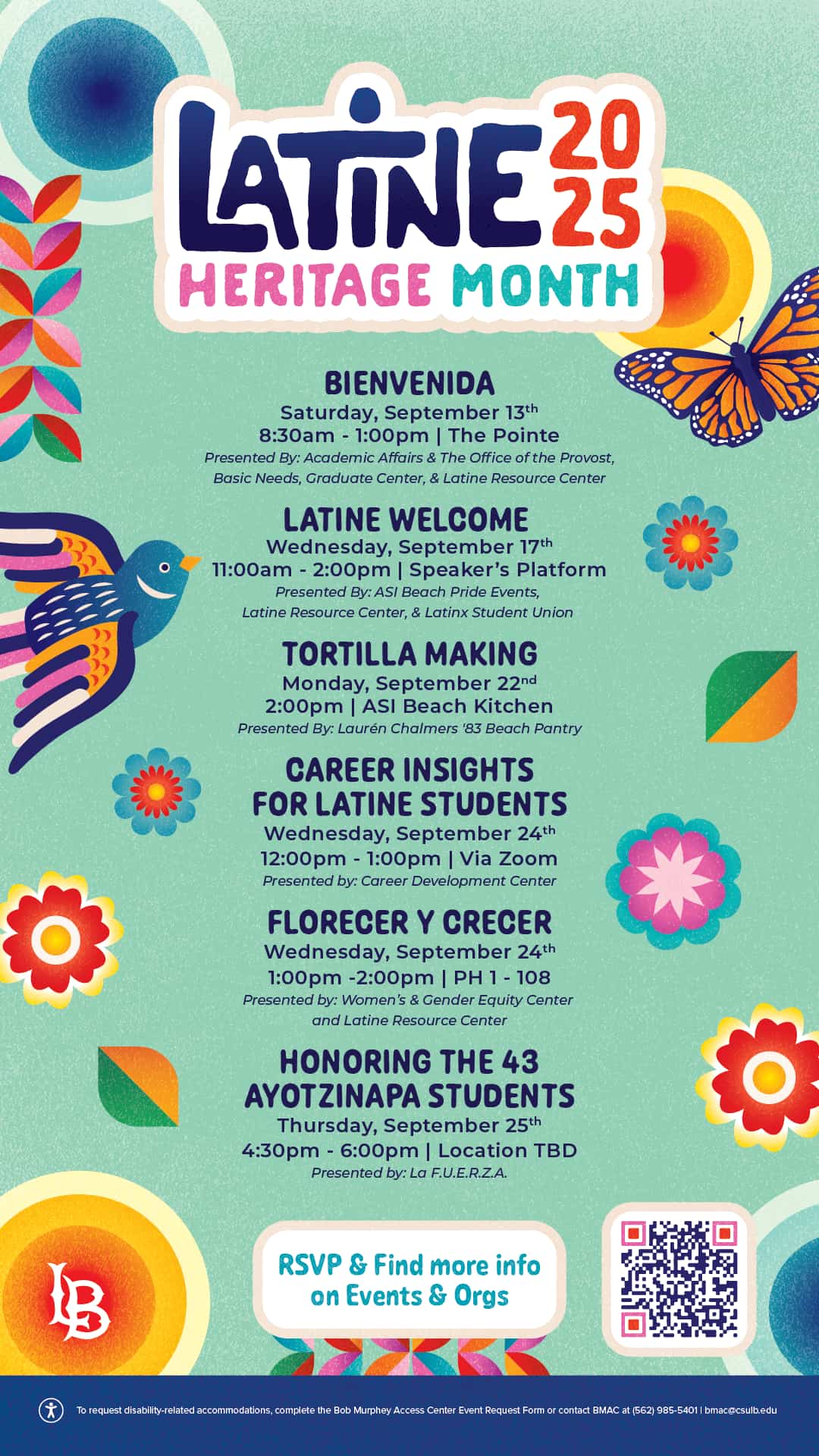 Latine WelcomeSept. 1711 a.m. to 2 p.m.Speaker's Platform