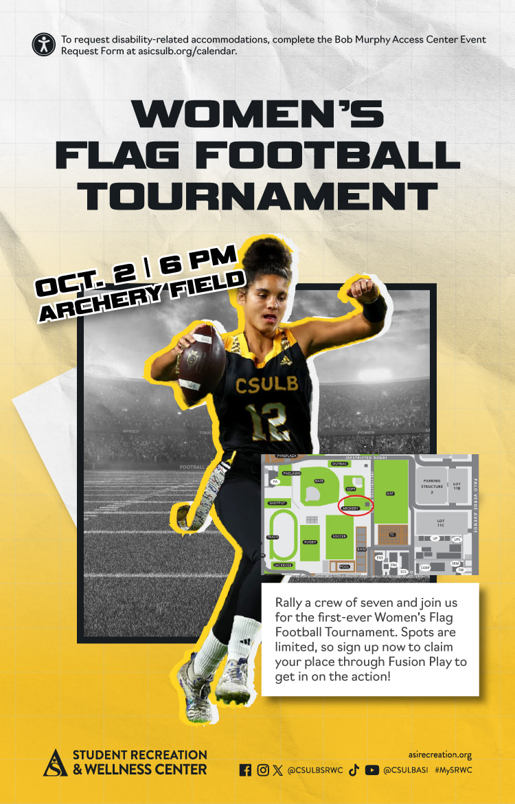 Women's Flag Football TournamentOct. 26 p.m.Archery Field