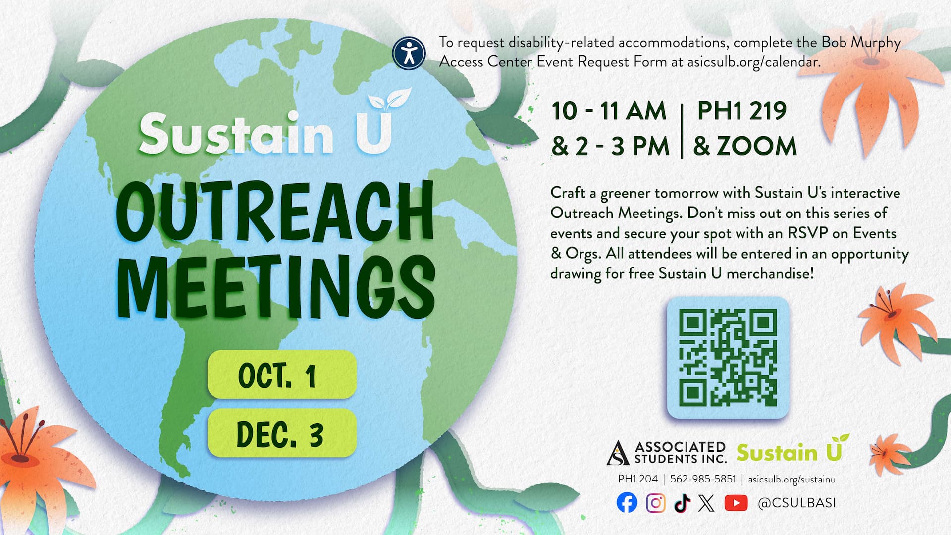 Sustain U Outreach Meetings