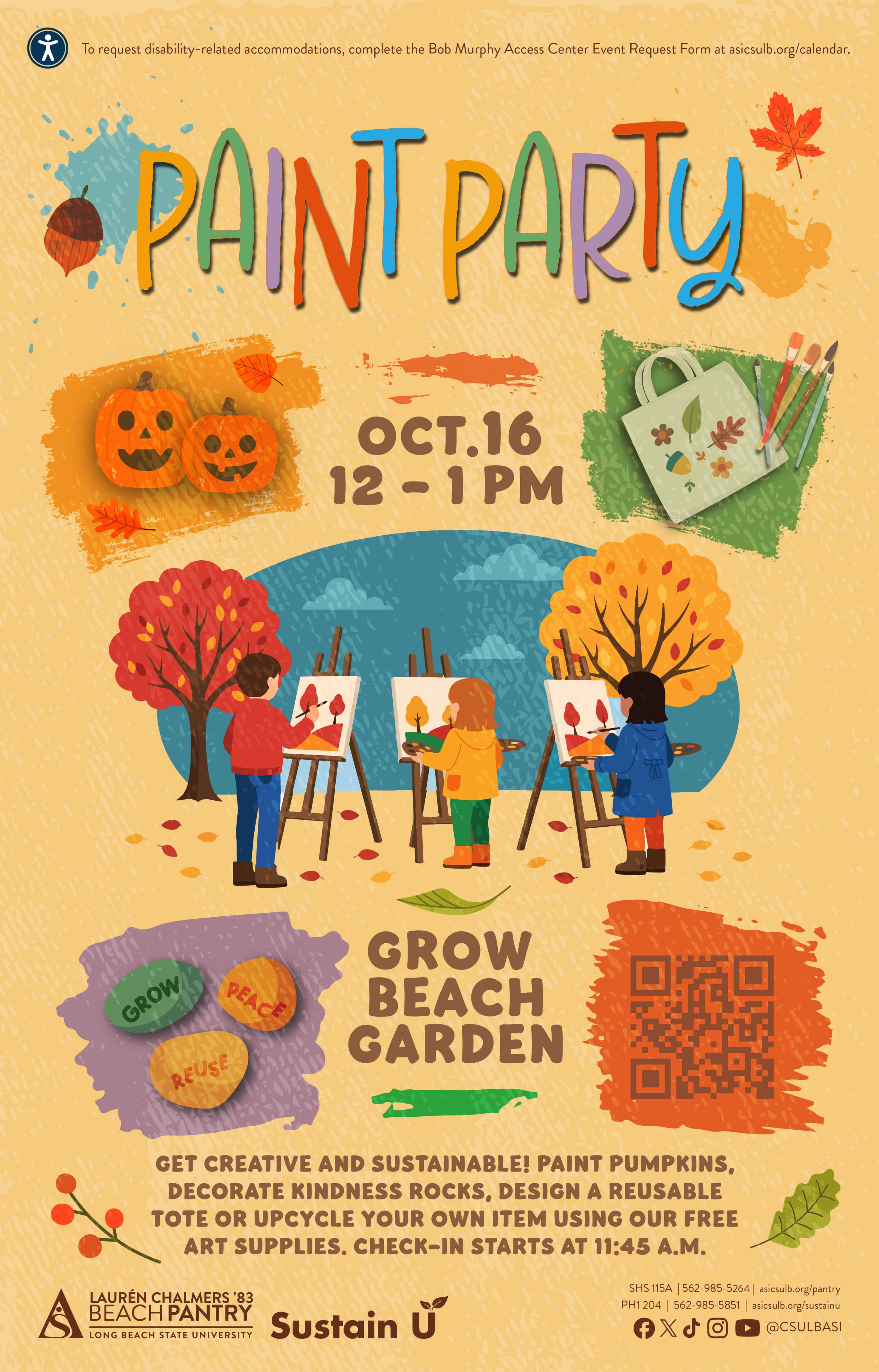 Paint & SipMarch 2712 to 2 p.m.USU Southwest Terrace