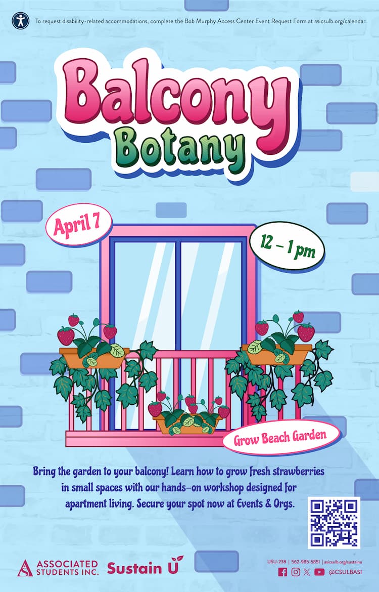 Balcony Botany      April 7      12 to 1 p.m.      Grow Beach Garden