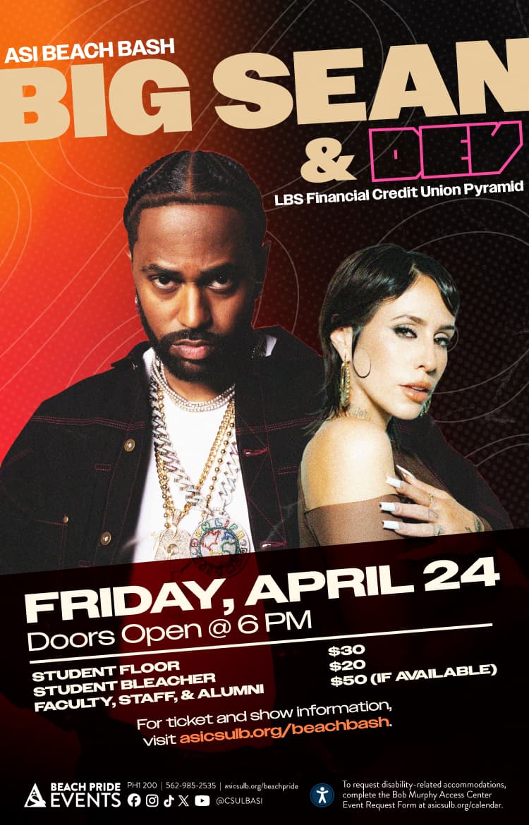 ASI Beach Bash At the LBS Financial Credit Union Pyramid Friday, April 24. Doors open at 6 p.m.