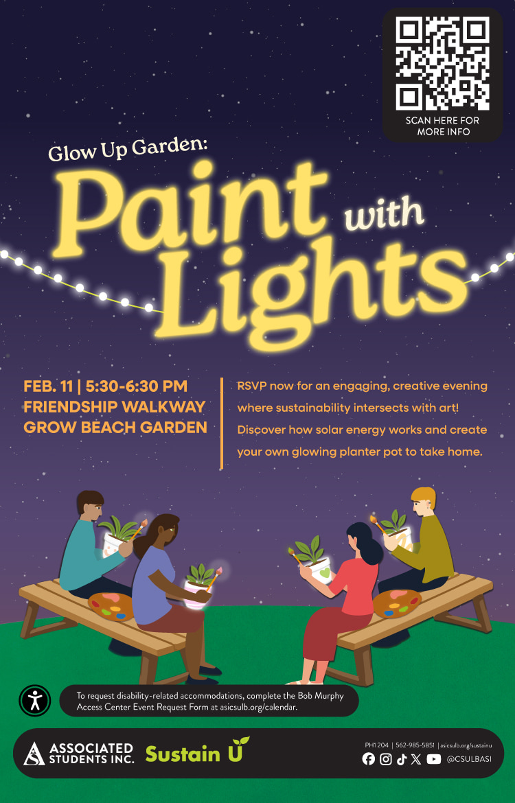 Glow Up Garden: Paint with LightsFeb. 115:30 to 6:30 p.m.Grow Beach Garden