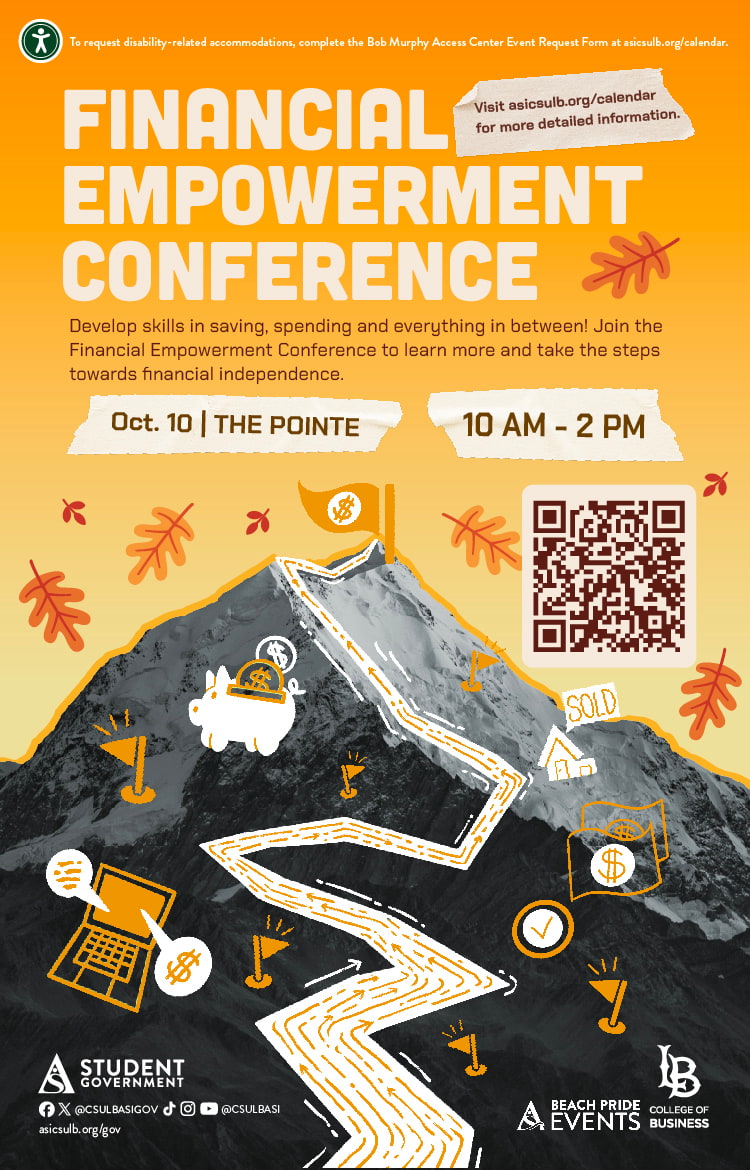 Financial Empowerment Conference                    Oct. 10                     10 a.m. to 2 p.m.                     The Pointe 